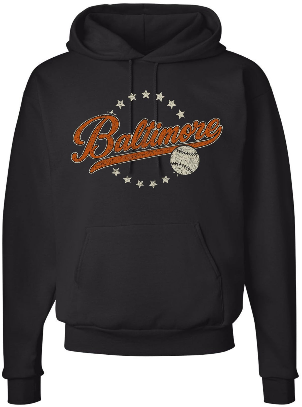 USA Baseball Team City Fan Hooded Sweatshirt | Classic Sports Fan Hoodie | Support Your Favorite City & Team