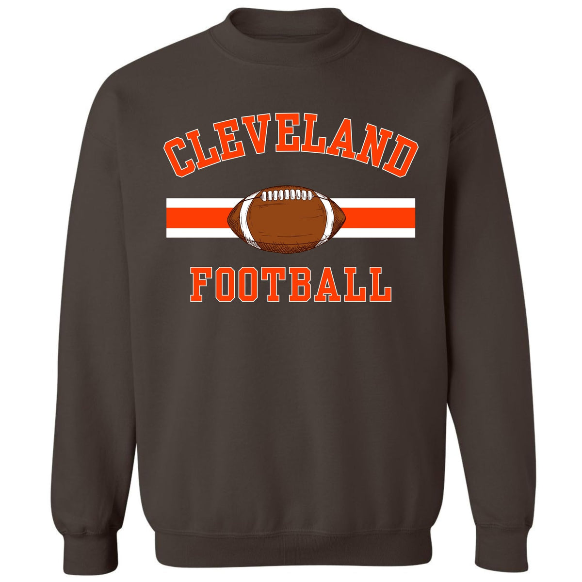 National Football US City League Teams Crewneck Sweatshirt | USA City Warm Sports Fan Gameday Pullover