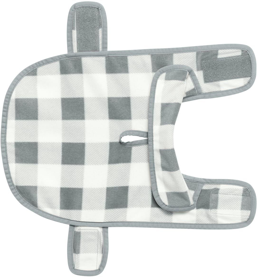 Warm Microfleece Pet Fleece Jacket Buffalo Plaid Flannel Dog Coat | Adjustable Soft Winter Puppy Sweater Vest