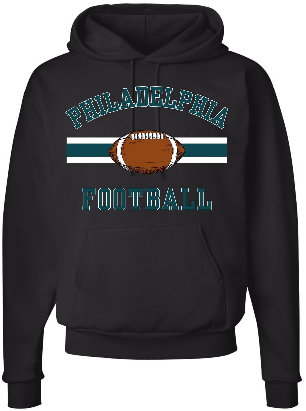 National Football US City League Teams Hooded Sweatshirt | USA Sports Fan Gameday Watching Stadium Hoodie