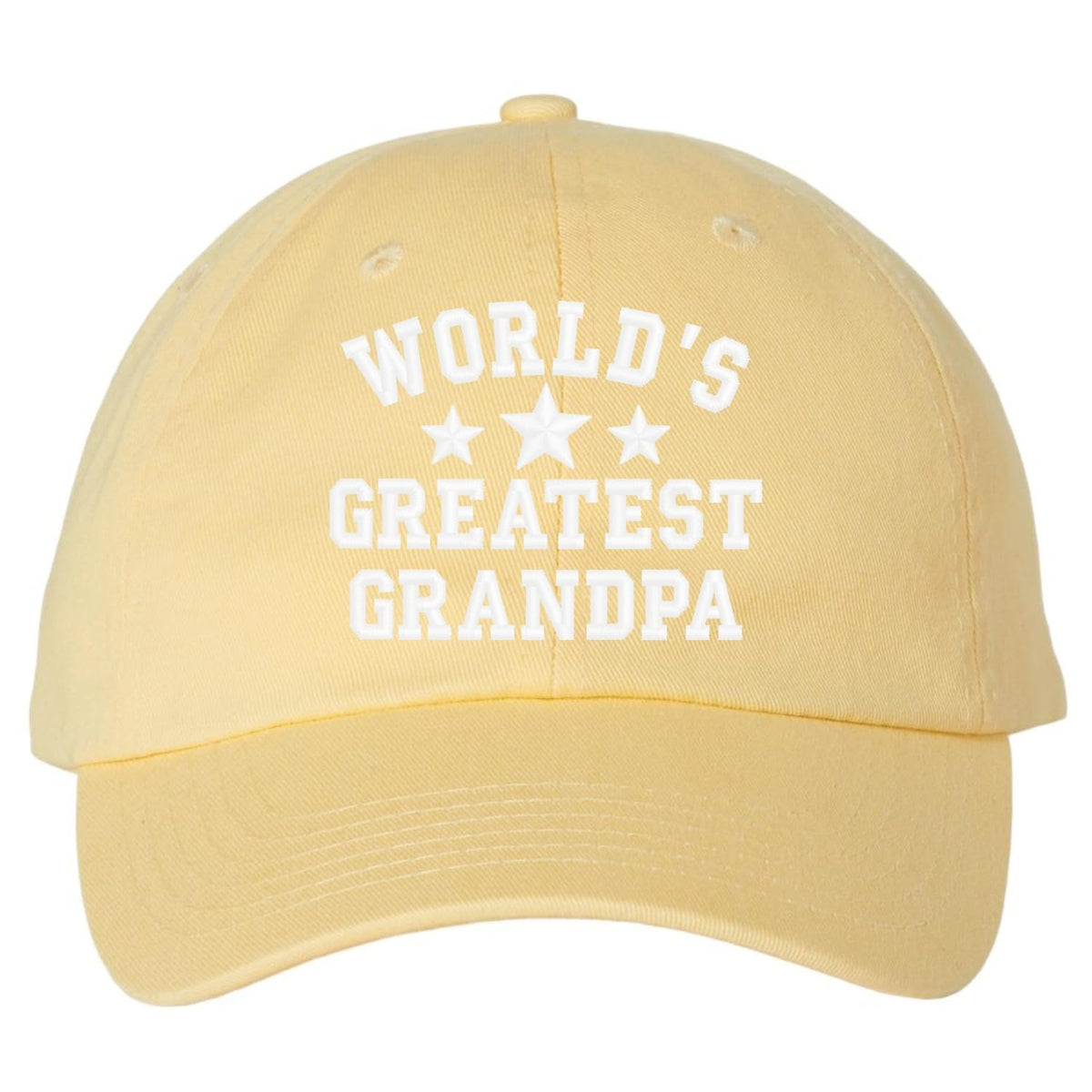 World's Greatest Grandpa Soft Cotton Dad Hat Baseball Hat for the World's Best Grandpa
