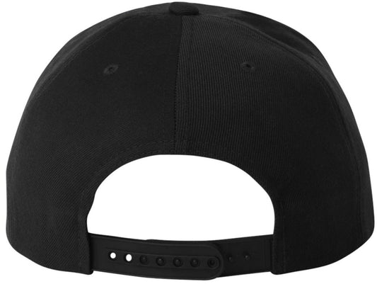 Old English Alphabet C Embroidered Baseball Cap | Classic Gothic Letter Adjustable Flat Bill Snapback Unisex Hat