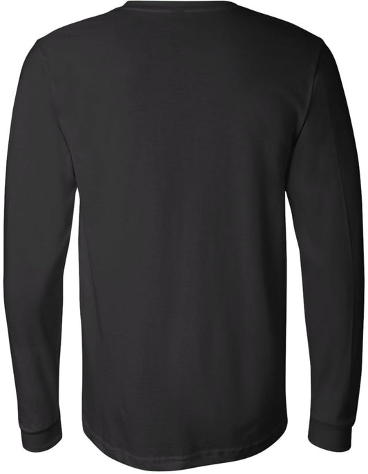 Police Long Sleeve T-Shirt - Law Enforcement & Security Agent Uniform - Cotton Blend Crewneck Tee