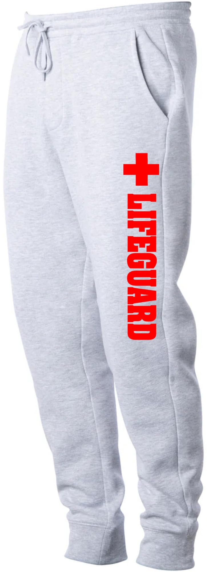 Lifeguard + Beach Patrol Fleece Joggers Water Safety Rescue Team Printed Sweatpants Athletic Pants for Men & Women
