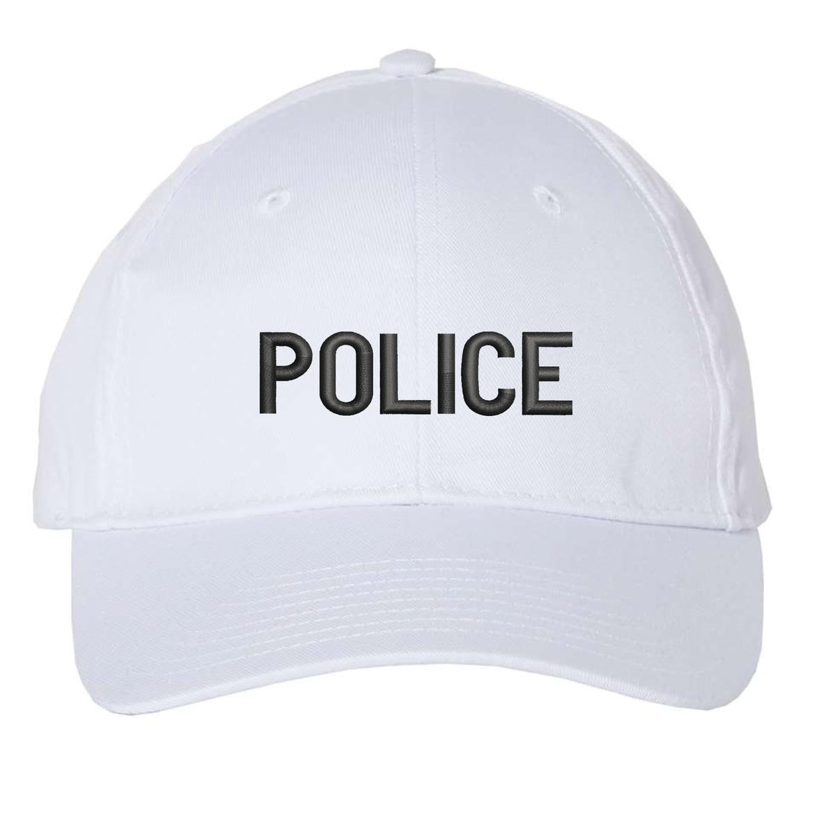 POLICE Snapback Cap – Lightweight Structured Adjustable Uniform Hat for Officer, Guard & Law Enforcement