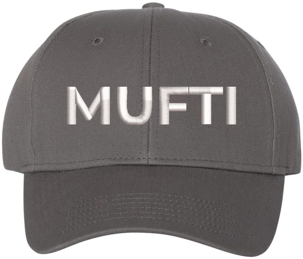 Mufti Embroidered Baseball Cap | Imam Text Faqih Islamic Men's Scholar Teacher Leader Hat