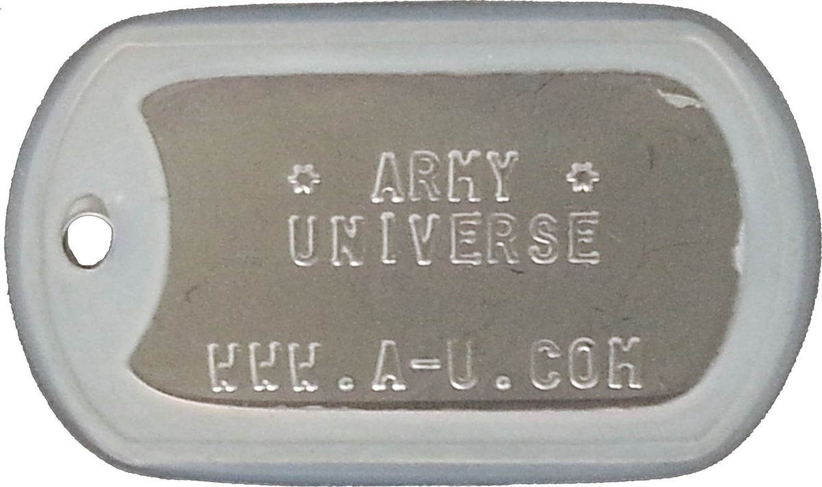US Military Dog Tag Set - ID Matte Metal ID Dog Tags Necklace Complete Set with 2 Chains and 2 Silencers