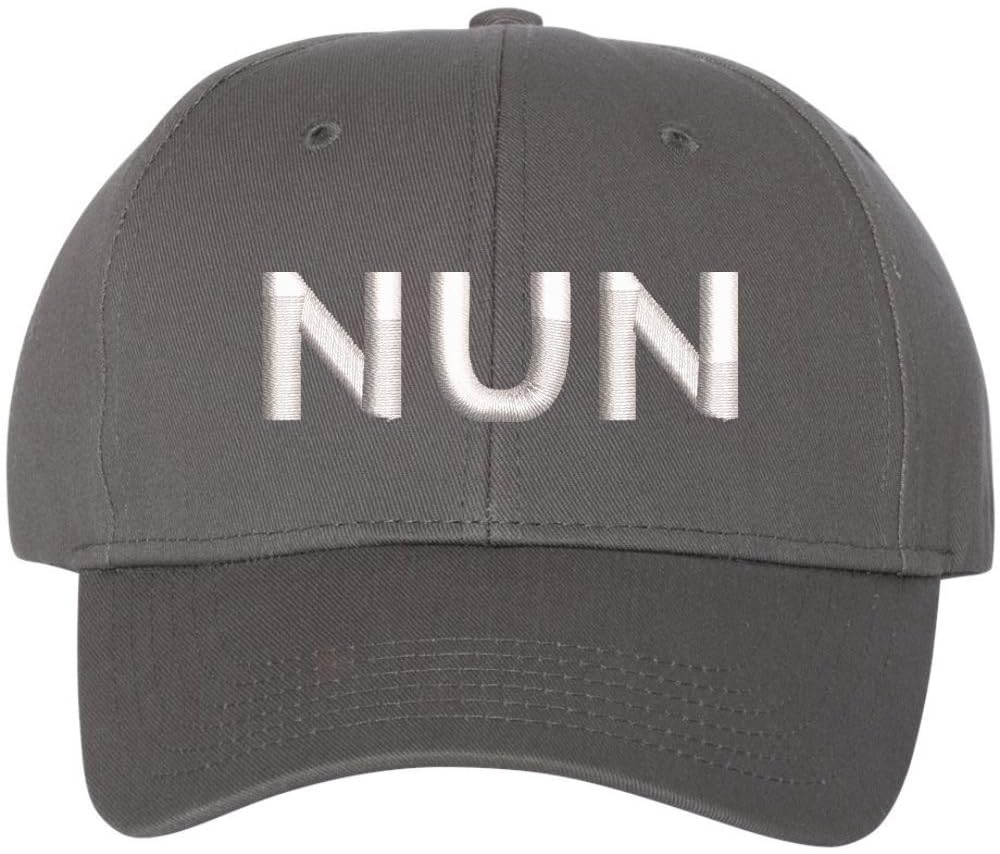 Nun Embroidered Baseball Cap | Sister Holy Women Text Church Christian Structured Hat