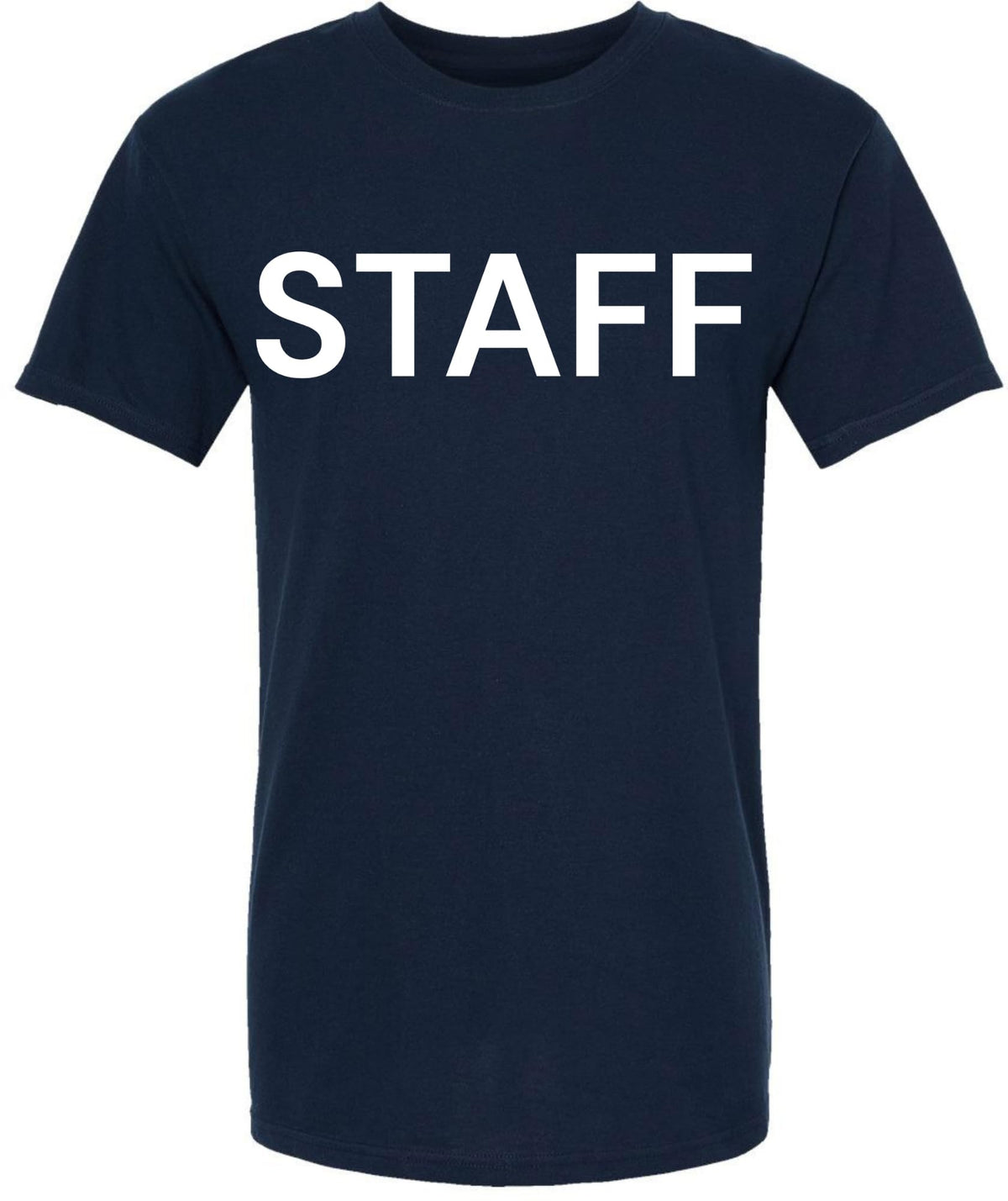 Staff T-Shirt - 100% Cotton Crewneck Tee - Short Sleeve