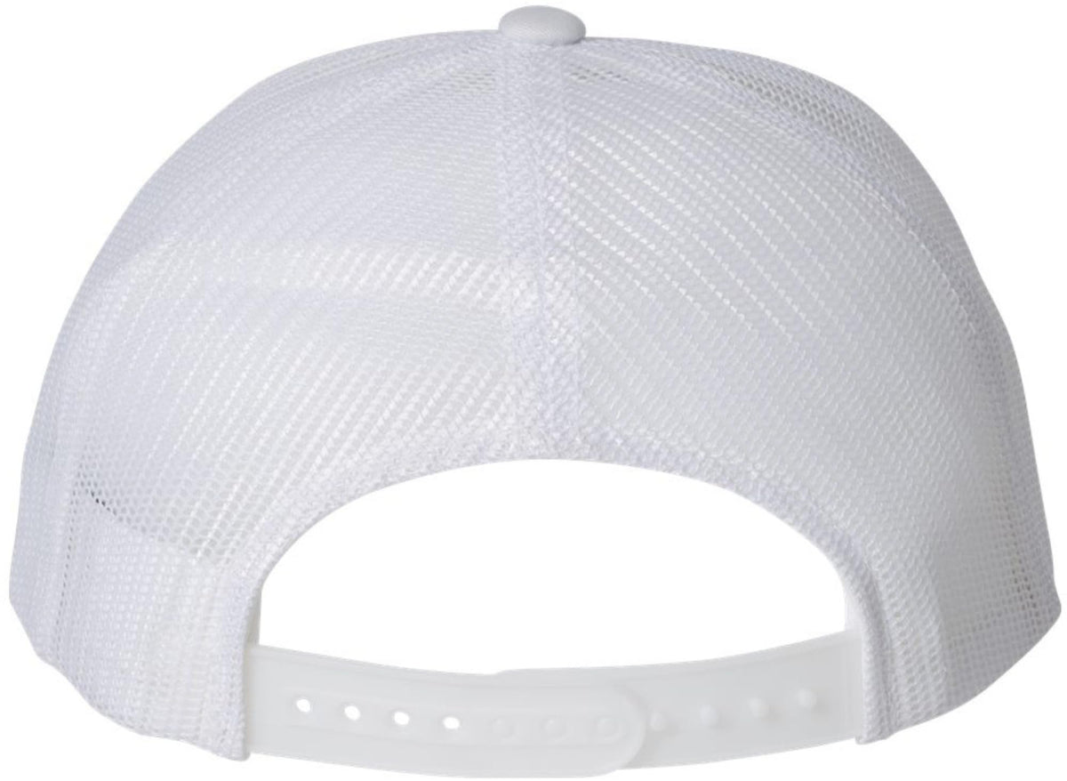 Number 1 Dad in The World Embroidered Trucker Hat | Adjustable Mesh Back Polycotton Father's Day Baseball Cap
