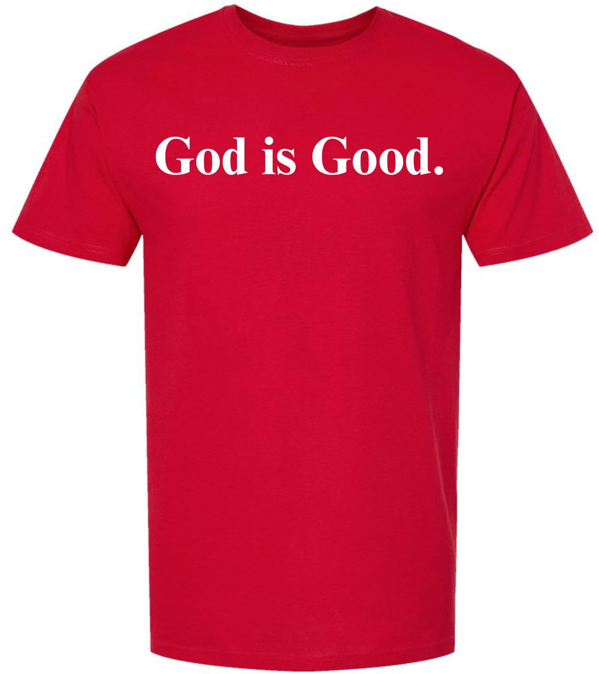 God Is Good Printed T Shirt Inspirational Faith Religious Slogan Tee 100% Cotton Crewneck