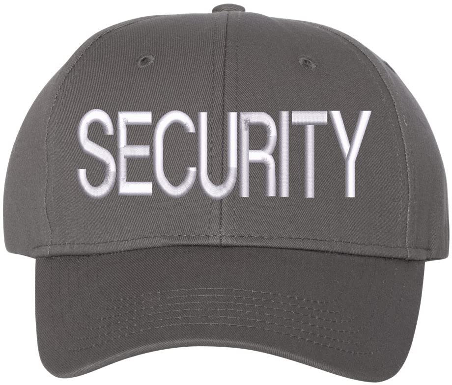 SECURITY Baseball Hat | LARGE Embroidered Structured Adjustable Uniform Guard Officer Official Bouncer Bodyguard Cap