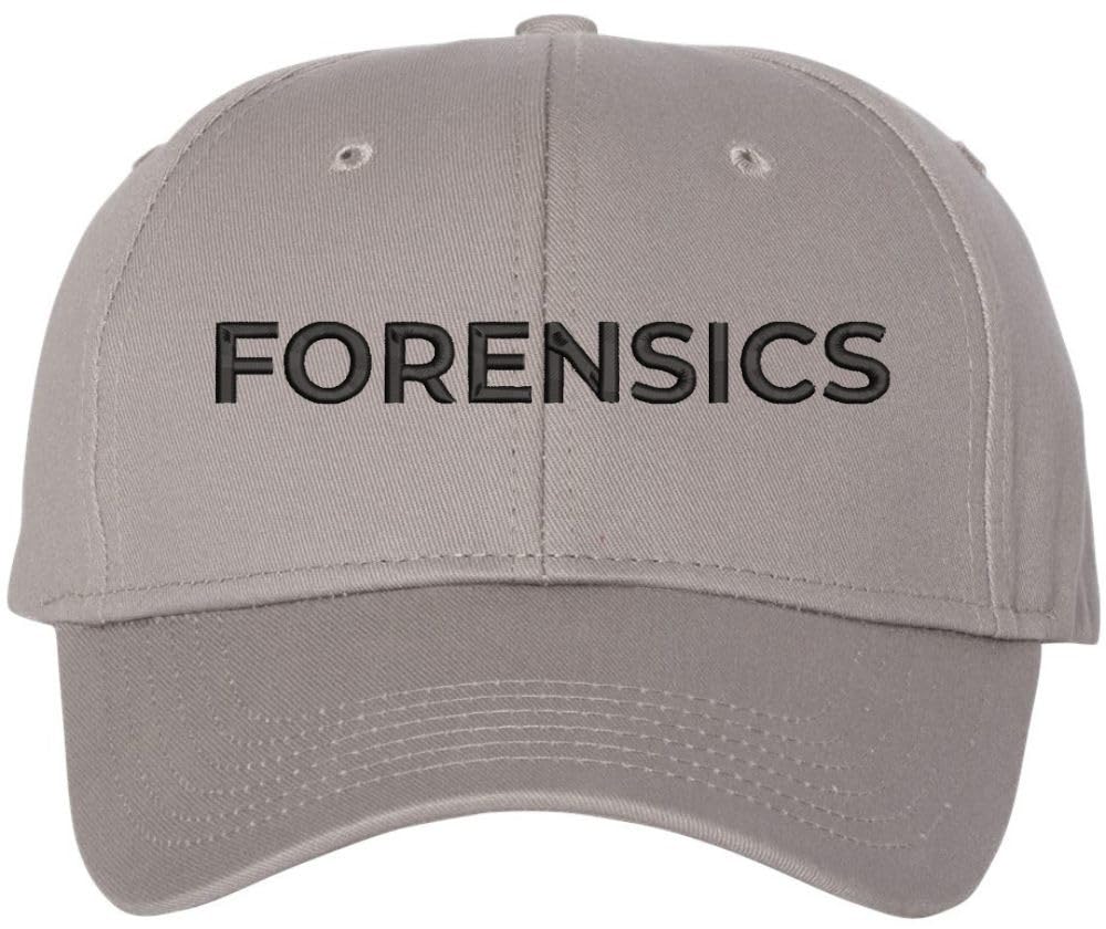 Forensics Embroidered Baseball Cap | Team Investigative Scientific Clinical Professionals Structured Hat