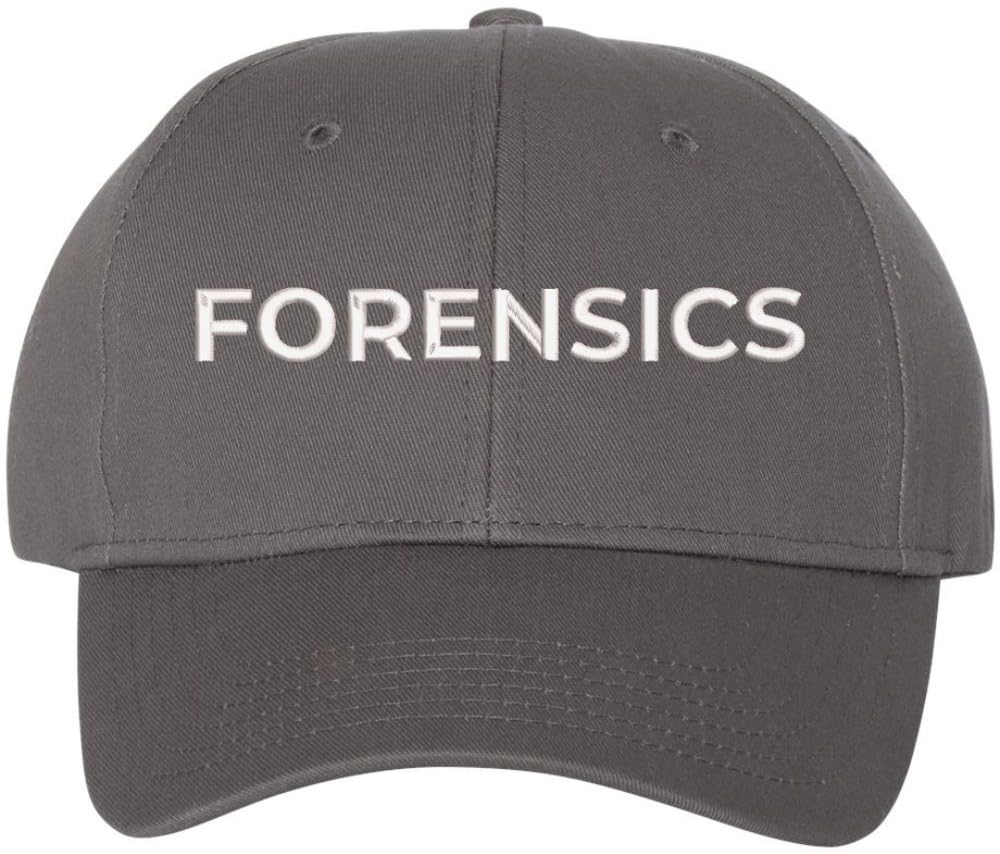 Forensics Embroidered Baseball Cap | Team Investigative Scientific Clinical Professionals Structured Hat