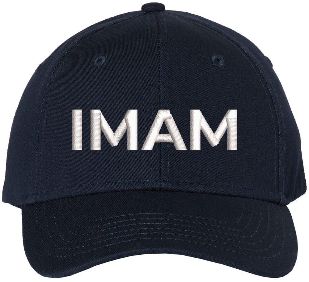 Imam Embroidered Baseball Cap | Text Sheikh Islamic Scholar Men's Hat | Structured Hat