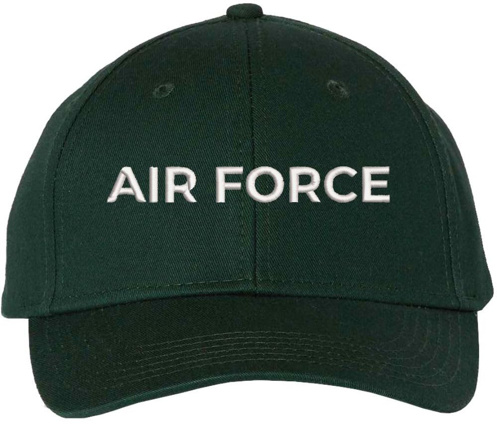 Air Force Text Embroidered Baseball Cap | USA Air Aviation Squad | Structured Hat