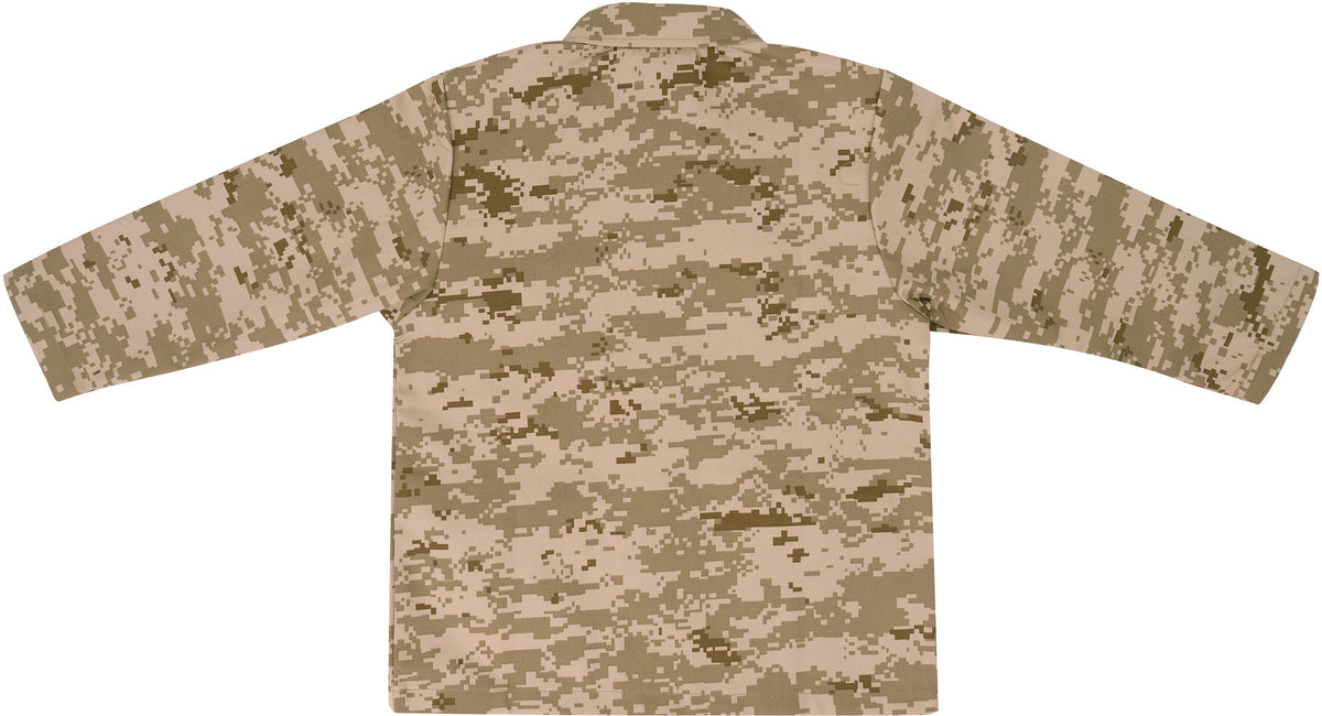 Desert Digital Camouflage - Kids Military BDU Shirt