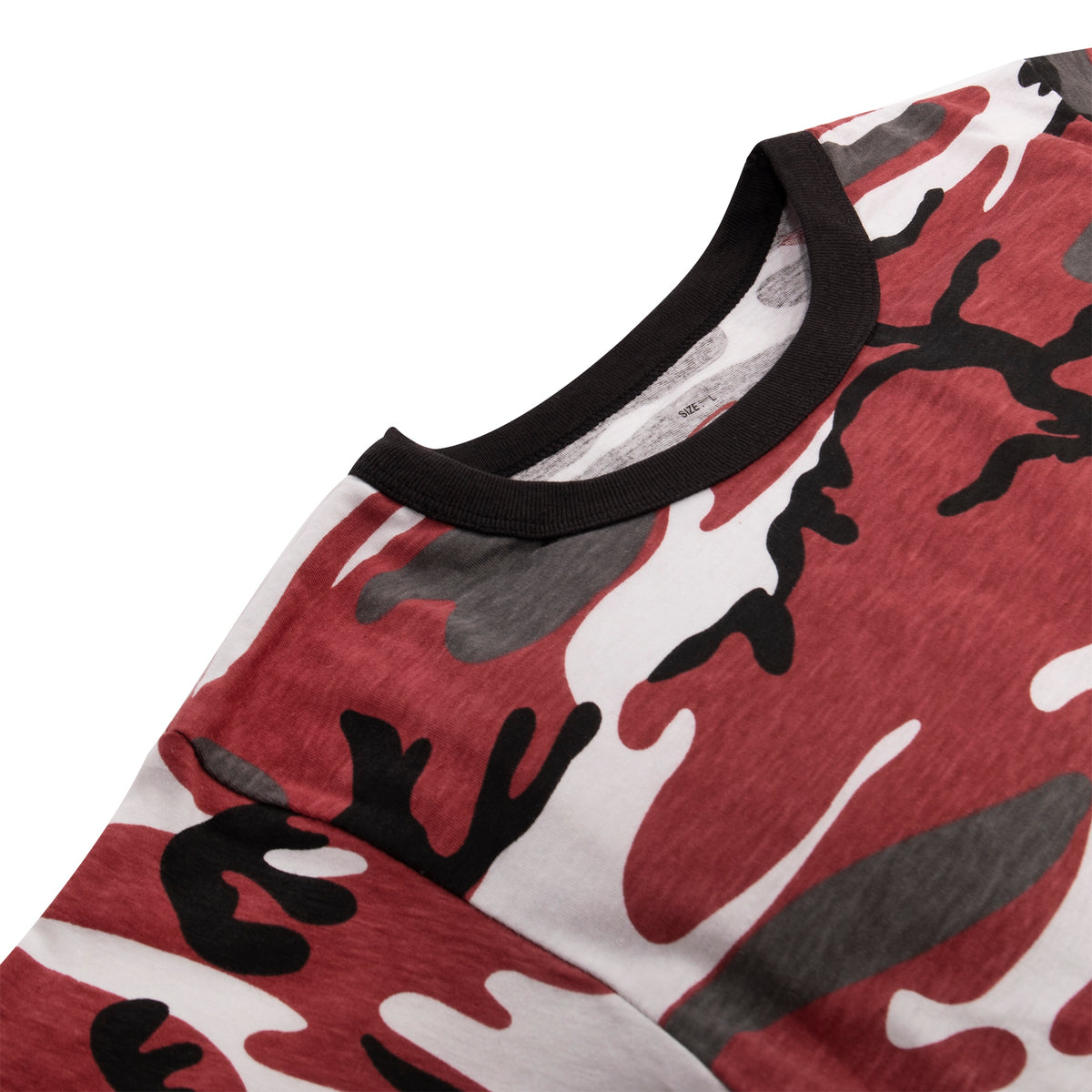 Red Camouflage - Tactical Short Sleeve T-Shirt - Youth
