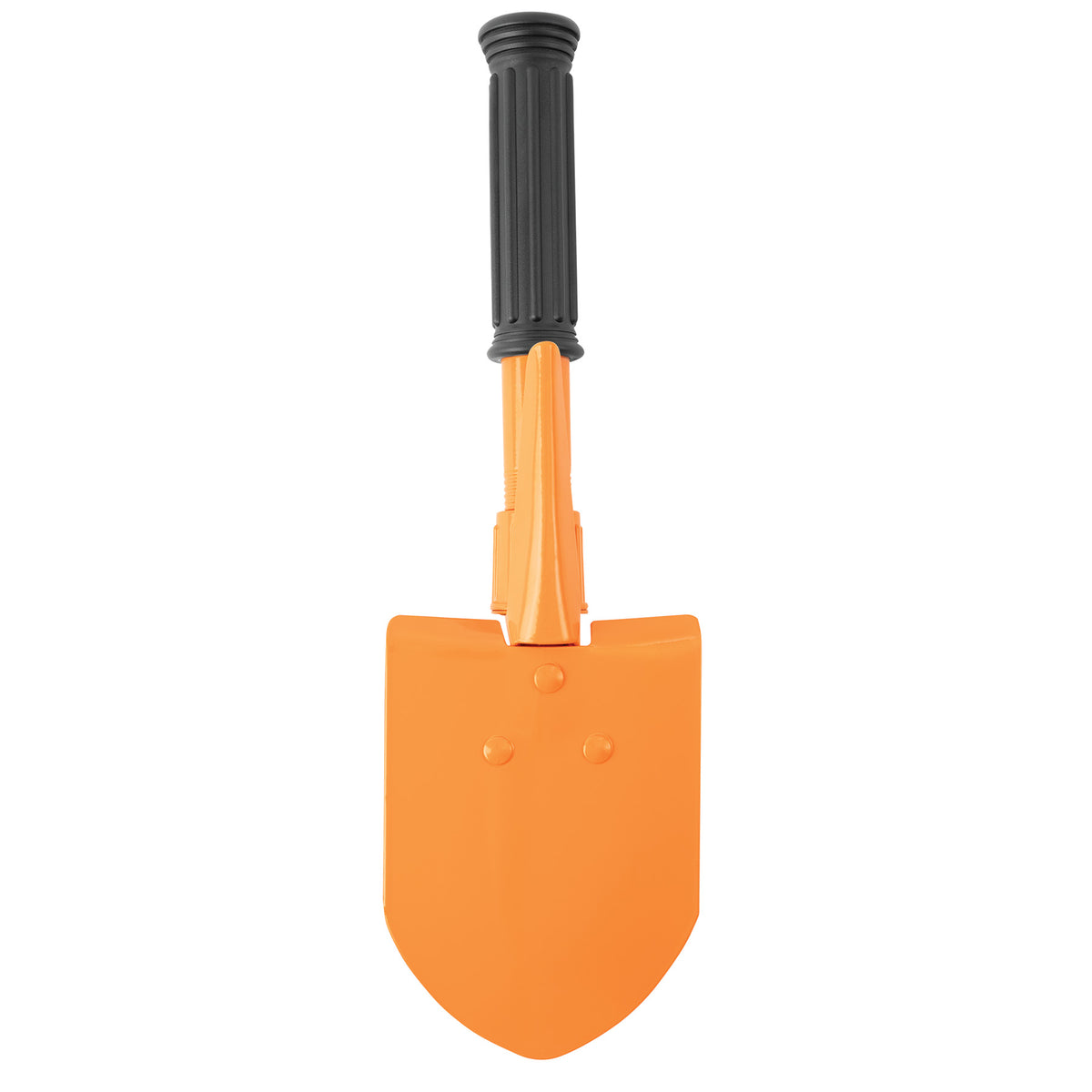 Orange Mini Pick and Shovel Folding Camping Tool with Canvas Cover Compact Survival Tool (10")