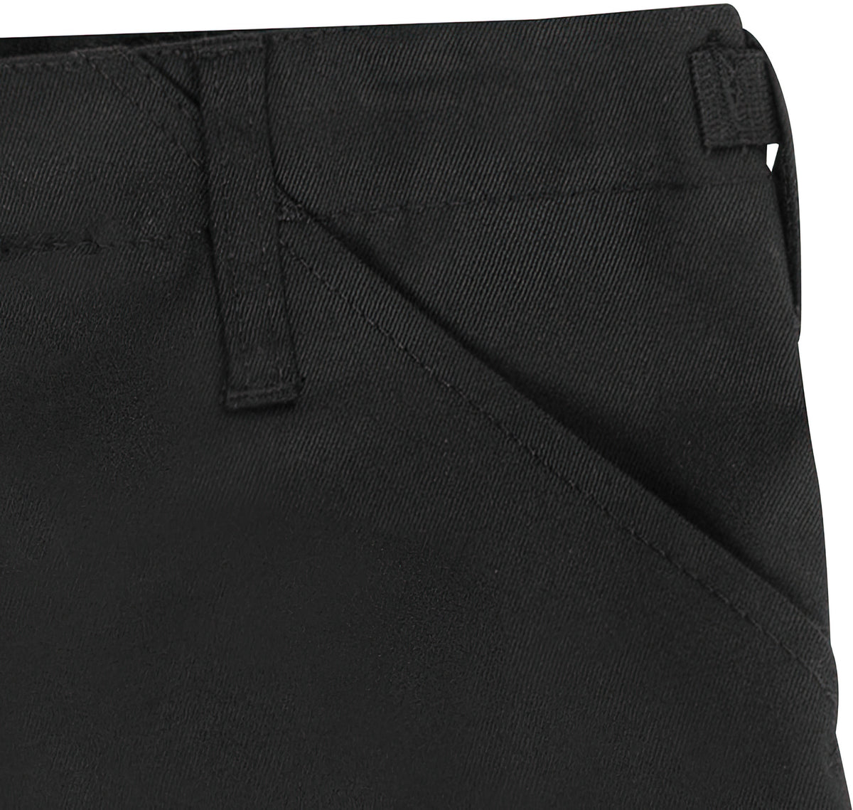 Black - Tactical BDU Cargo Pants - Poly/Cotton Twill - Zipper Fly - Kids