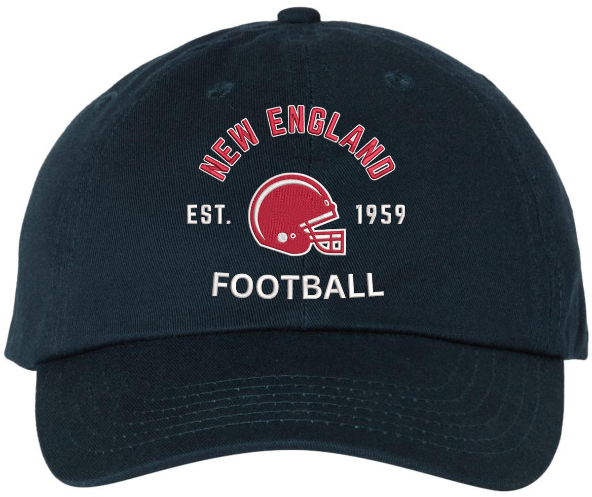 Football Team Dad Hat USA Embroidered Cotton Cap Adjustable Buckle National League Color Helmet Fan Hat