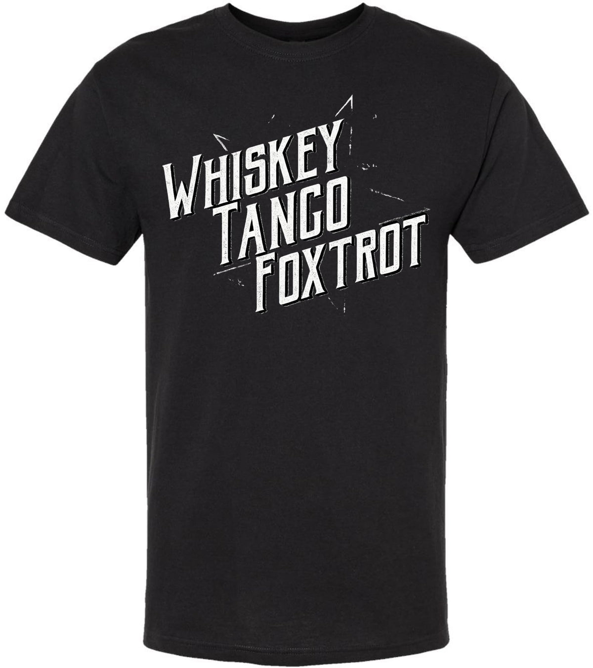 Whiskey Tango Foxtrot Printed T-Shirt Military 100% Cotton Crewneck Tee