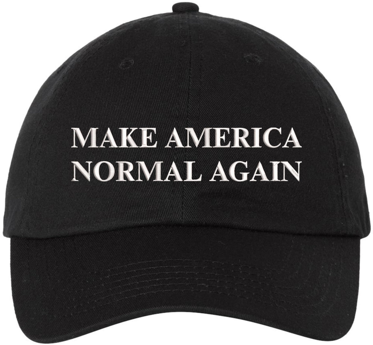 Make America Normal Again Embroidered Dad Hat | Funny Political Baseball Cap | Unisex Cotton Adjustable