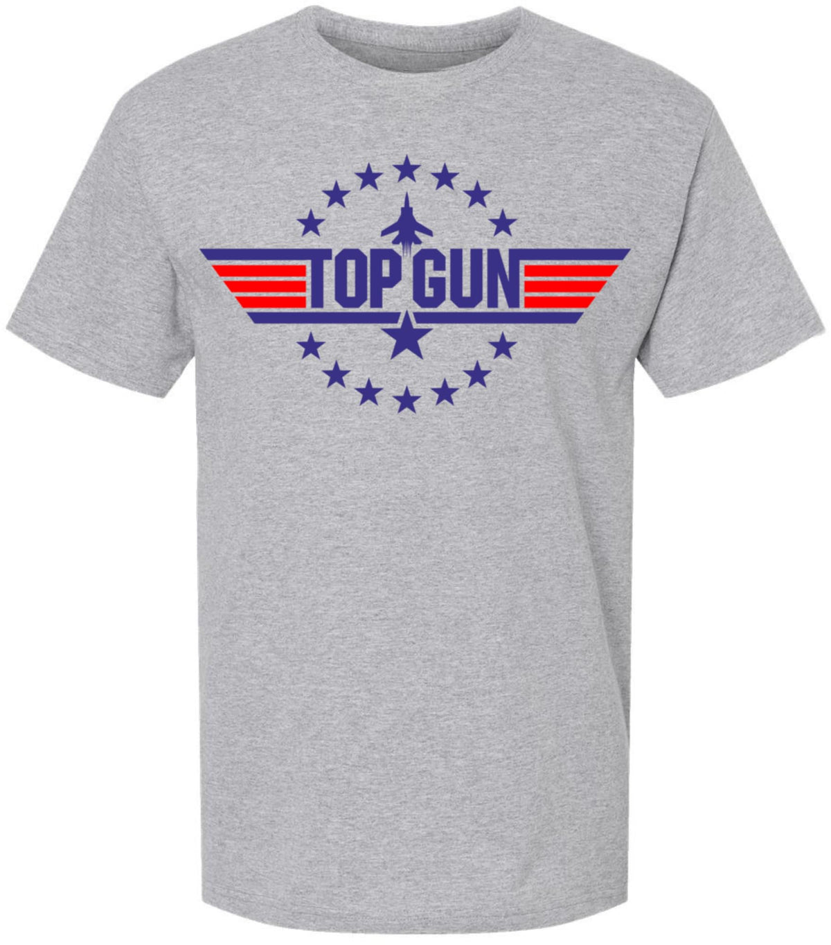 Top Gun Fighter Jet T-Shirt | Retro Logo Aviation Movie Pilots Tee Shirt, 100% Cotton, Short Sleeve for Men & Women