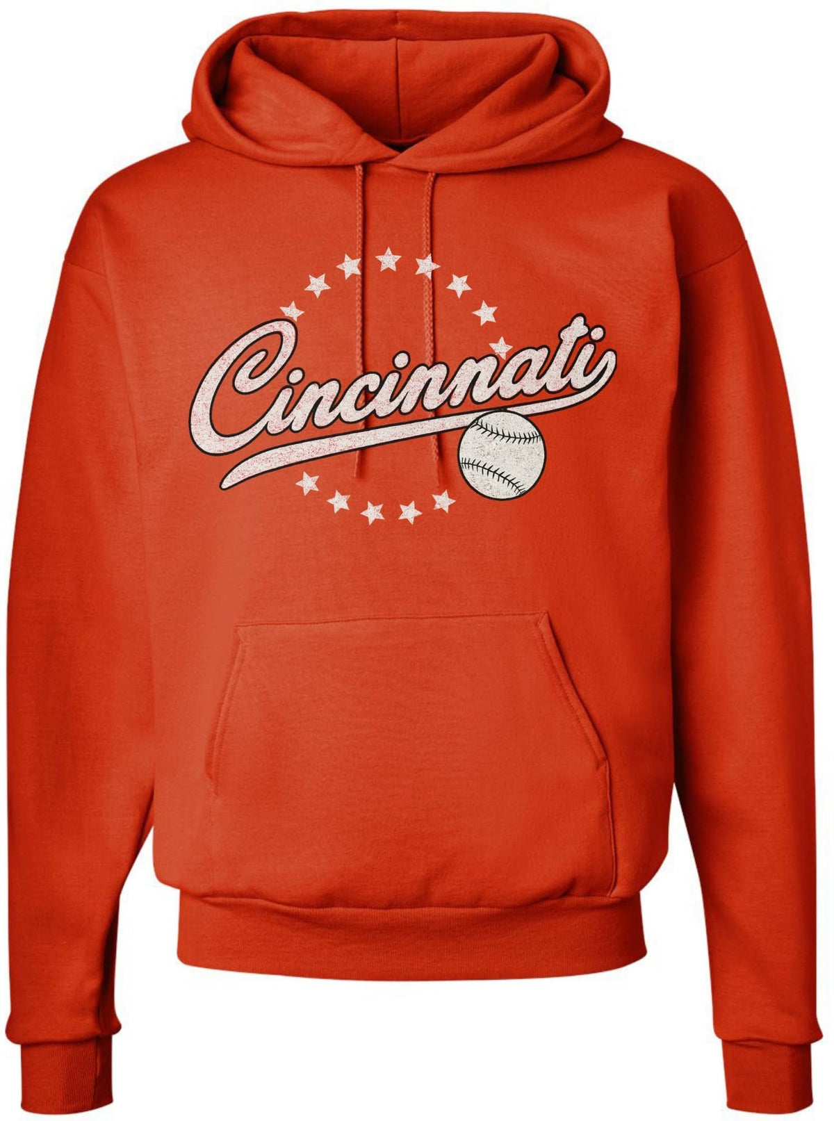 USA Baseball Team City Fan Hooded Sweatshirt | Classic Sports Fan Hoodie | Support Your Favorite City & Team