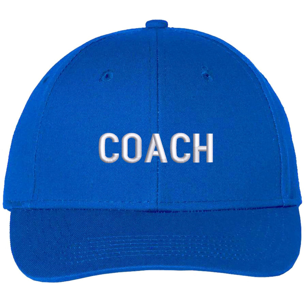 COACH Baseball Hat | Embroidered Coaches Uniform Head or Assistant Coach Sports Team Cap for Men & Women