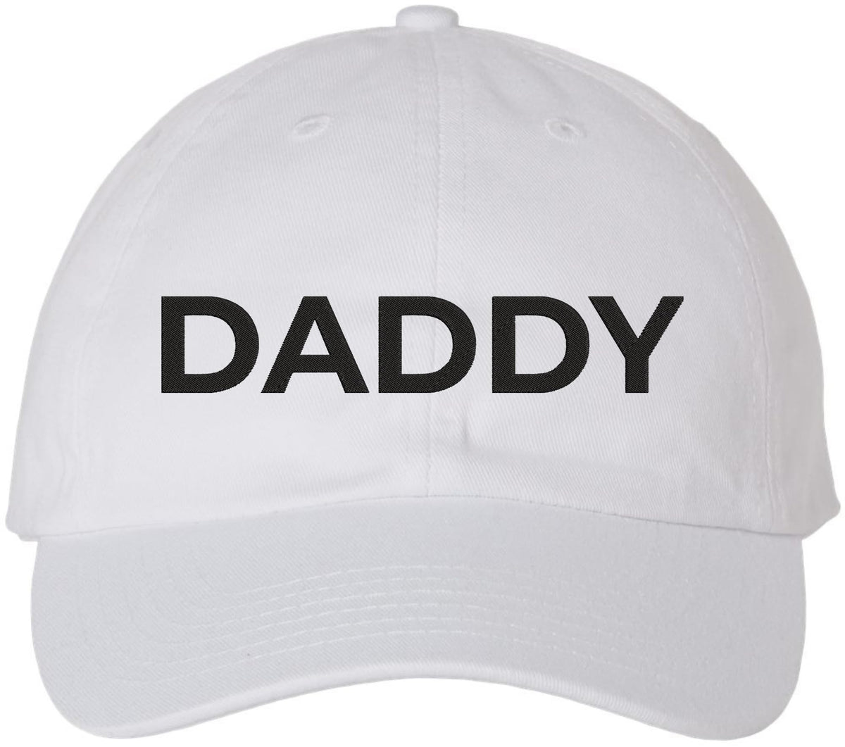 Daddy Embroidered Dad Hat | 100% Cotton Adjustable Baseball Cap | Casual Father's Day Hat for Dad