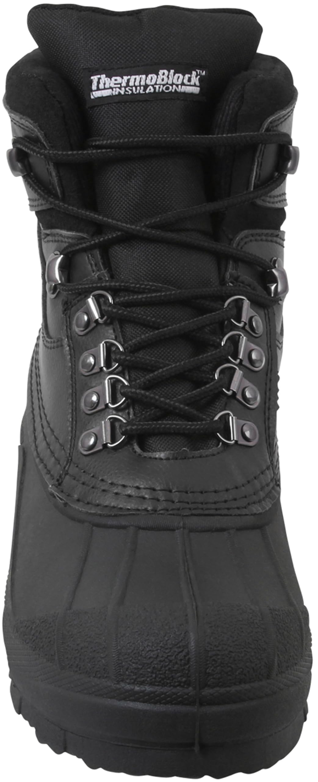 Black Winter Snow Boots - Waterproof - Non-Slip - Insulated - Mid-Calf