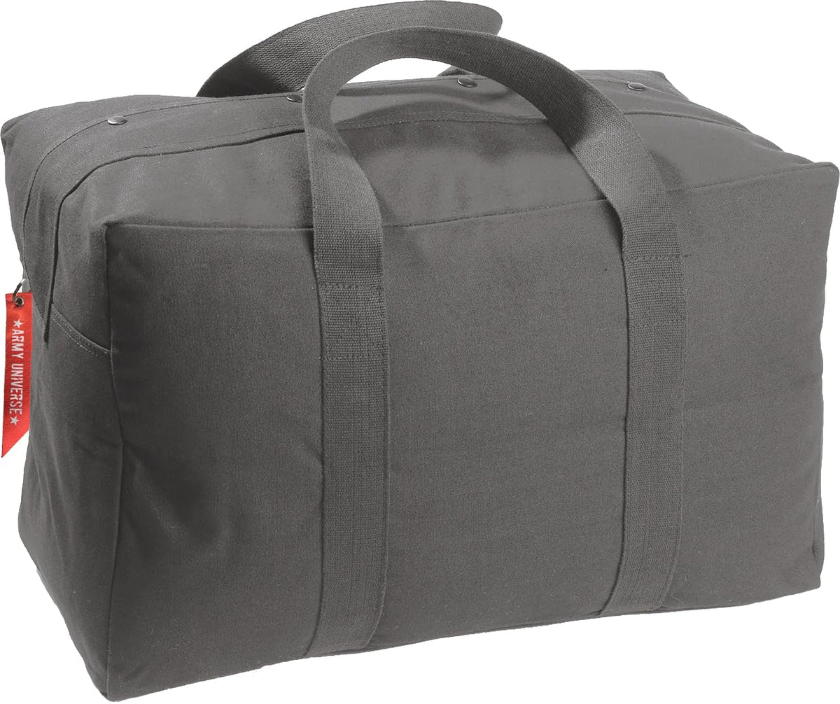 Tactical Parachute Cargo Bag Heavy Duty Canvas Carry Duffle Simple Solid Spacious Gear Bag
