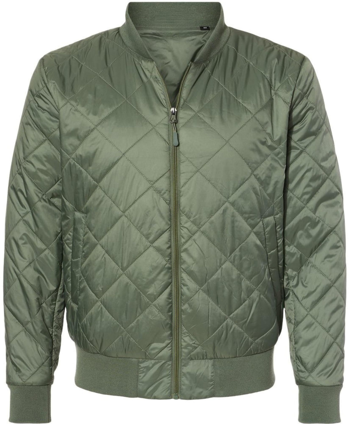 Diamond Quilted Packable Men's Bomber Jacket | Polyester with Nylon Lining Warm Comfortable Jacket