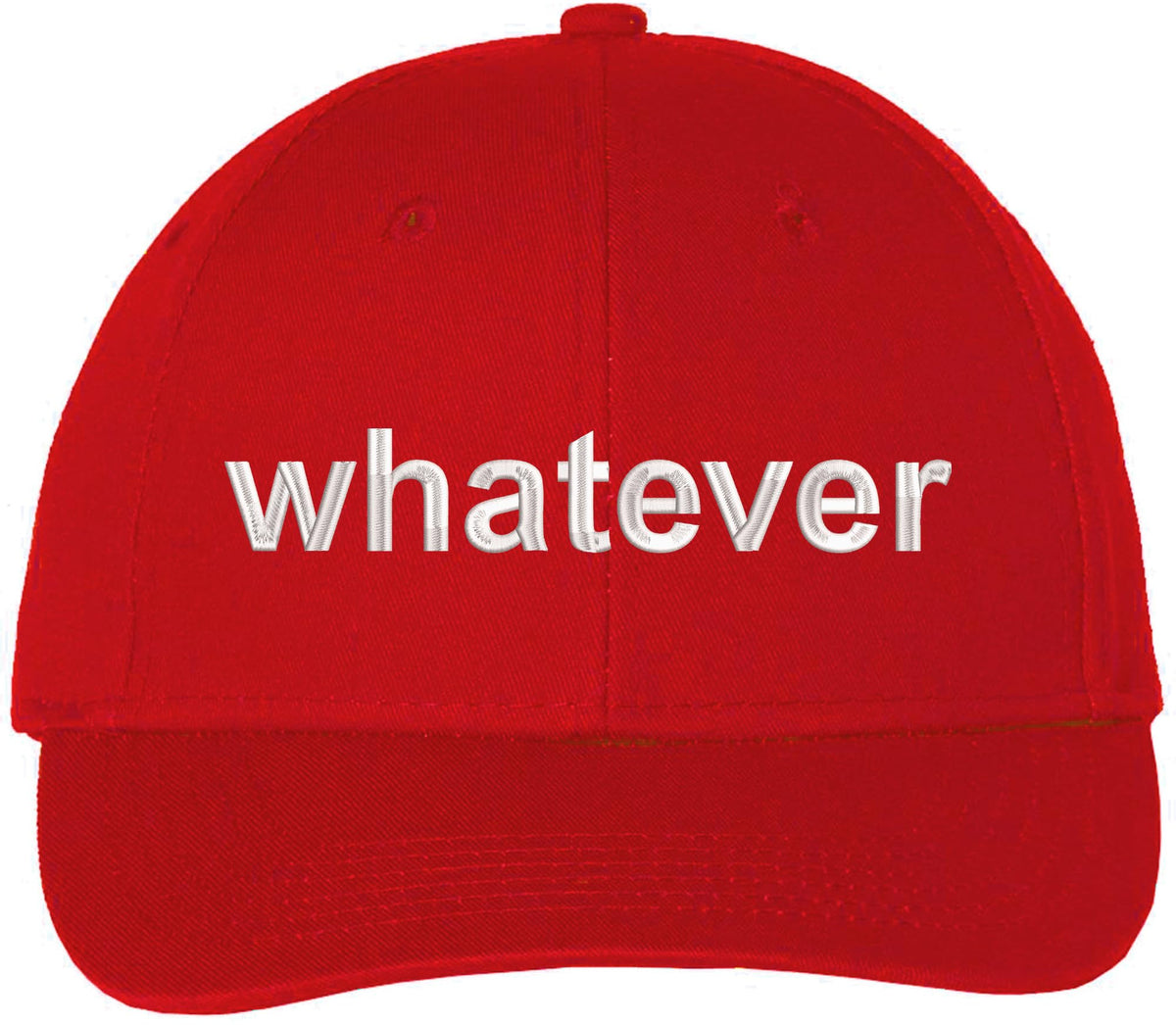 Whatever Embroidered Cap Funny Meme Minimalist Humor Dad Hat Casual Baseball Cap