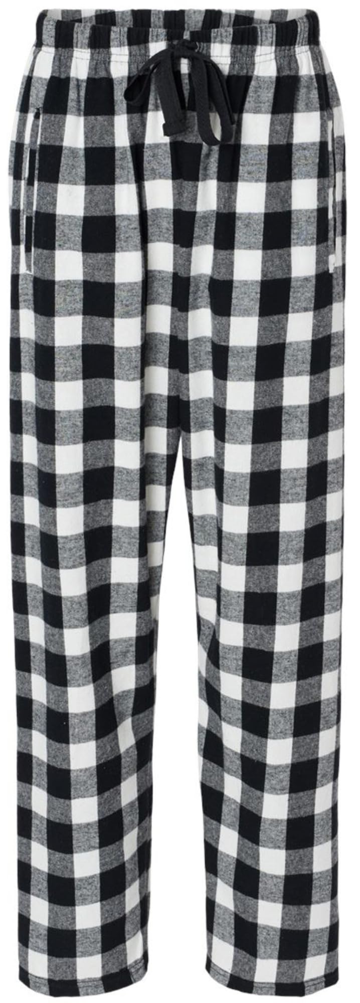 Women’s Flannel Lounge Pants, Buffalo Plaid Pajamas, Relaxed Fit with Drawstring Closure