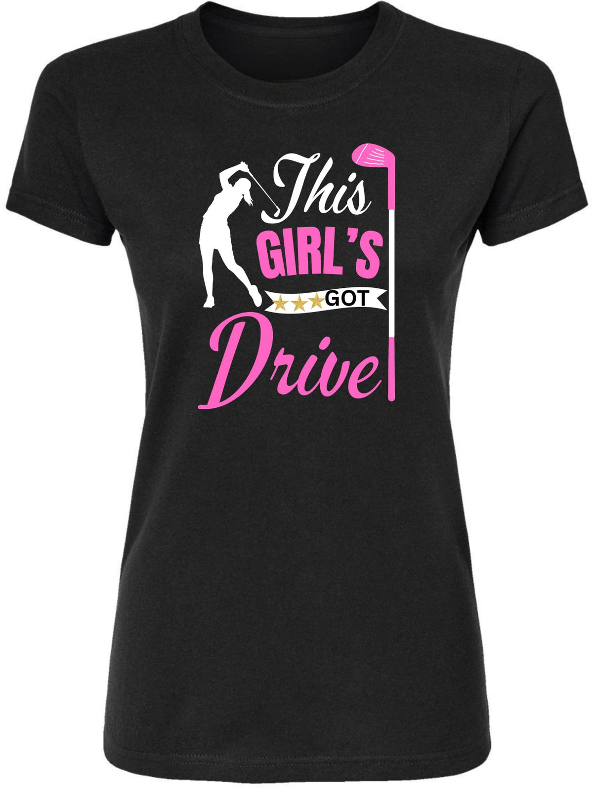Women's Funny Golf T-Shirts Girls Cut Hilarious Tee Shirt for Competitive Fun Girl Crewneck Graphic Top