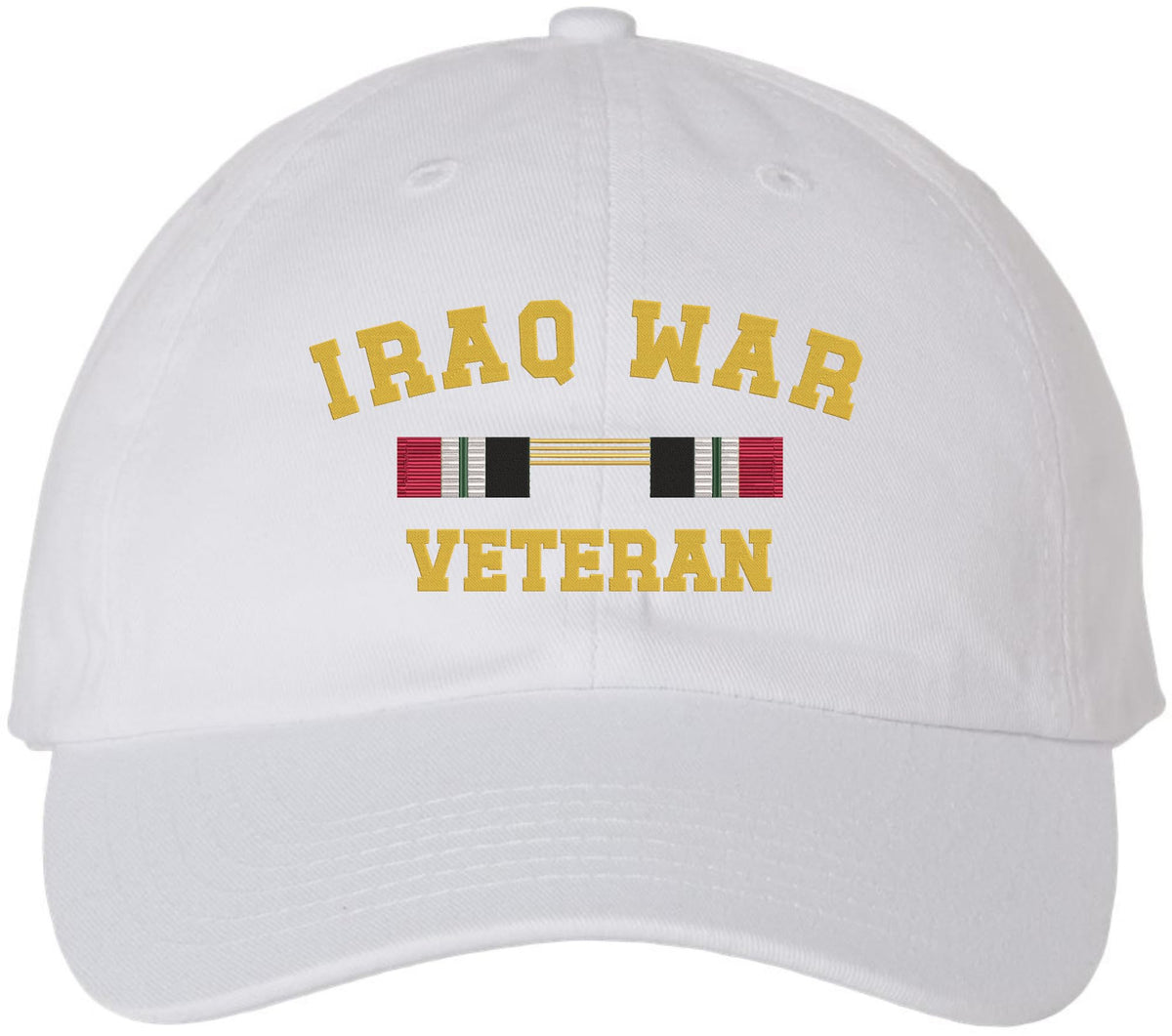 Iraq War Veteran Embroidered Baseball Cap | USA Military Army Patriotic 100% Cotton Adjustable Unisex Hat