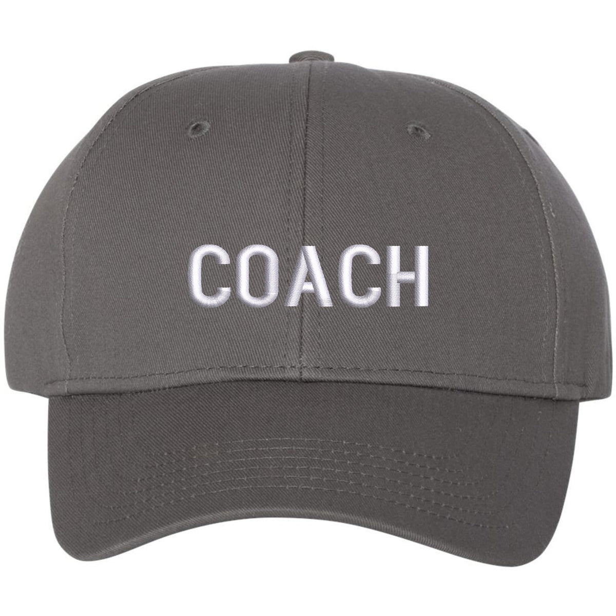 COACH Baseball Hat | Embroidered Coaches Uniform Head or Assistant Coach Sports Team Cap for Men & Women