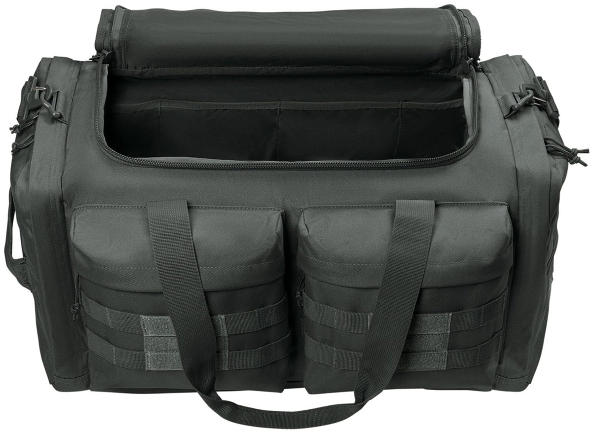 Tactical MOLLE Duffel Bag Heavy Duty Military Gym & Travel Bag, Multiple Compartments, Water-Resistant, Carry-On