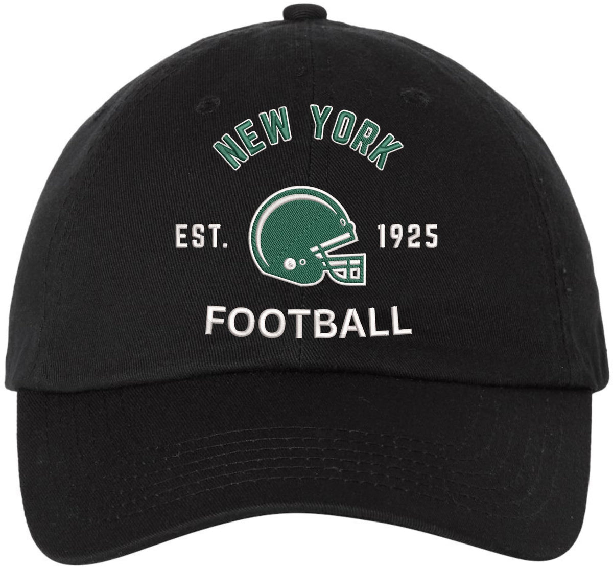 Football Team Dad Hat USA Embroidered Cotton Cap Adjustable Buckle National League Color Helmet Fan Hat