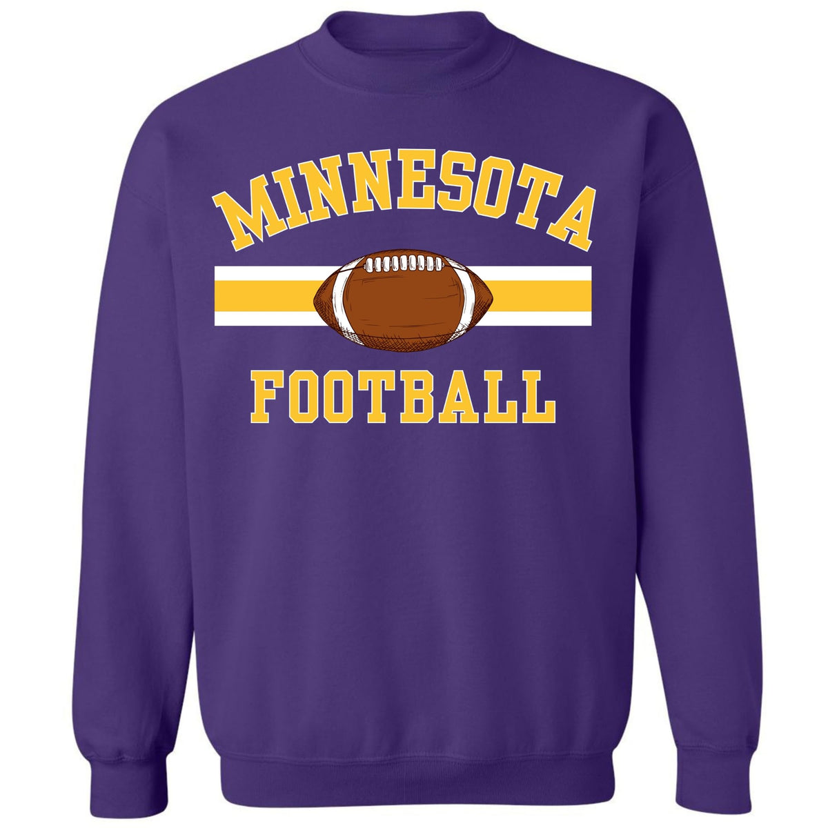 National Football US City League Teams Crewneck Sweatshirt | USA City Warm Sports Fan Gameday Pullover