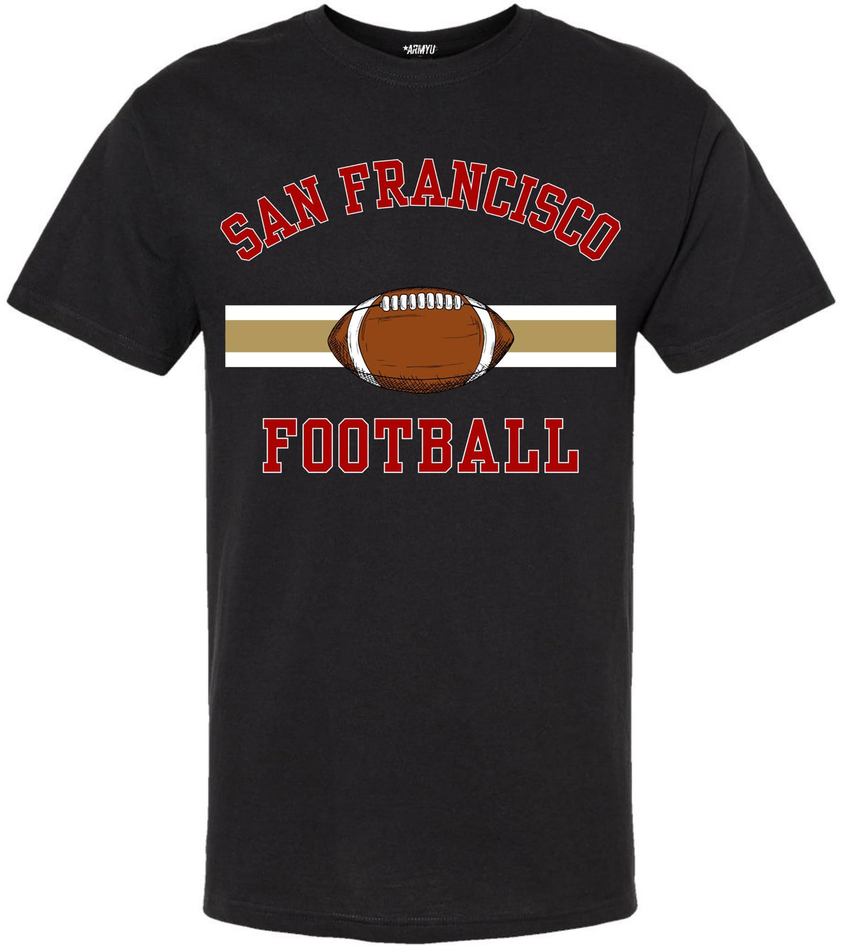 National Football US City League Teams Short Sleeve T-Shirt | USA City Printed Sports Fan Gameday Watching Tee Shirt
