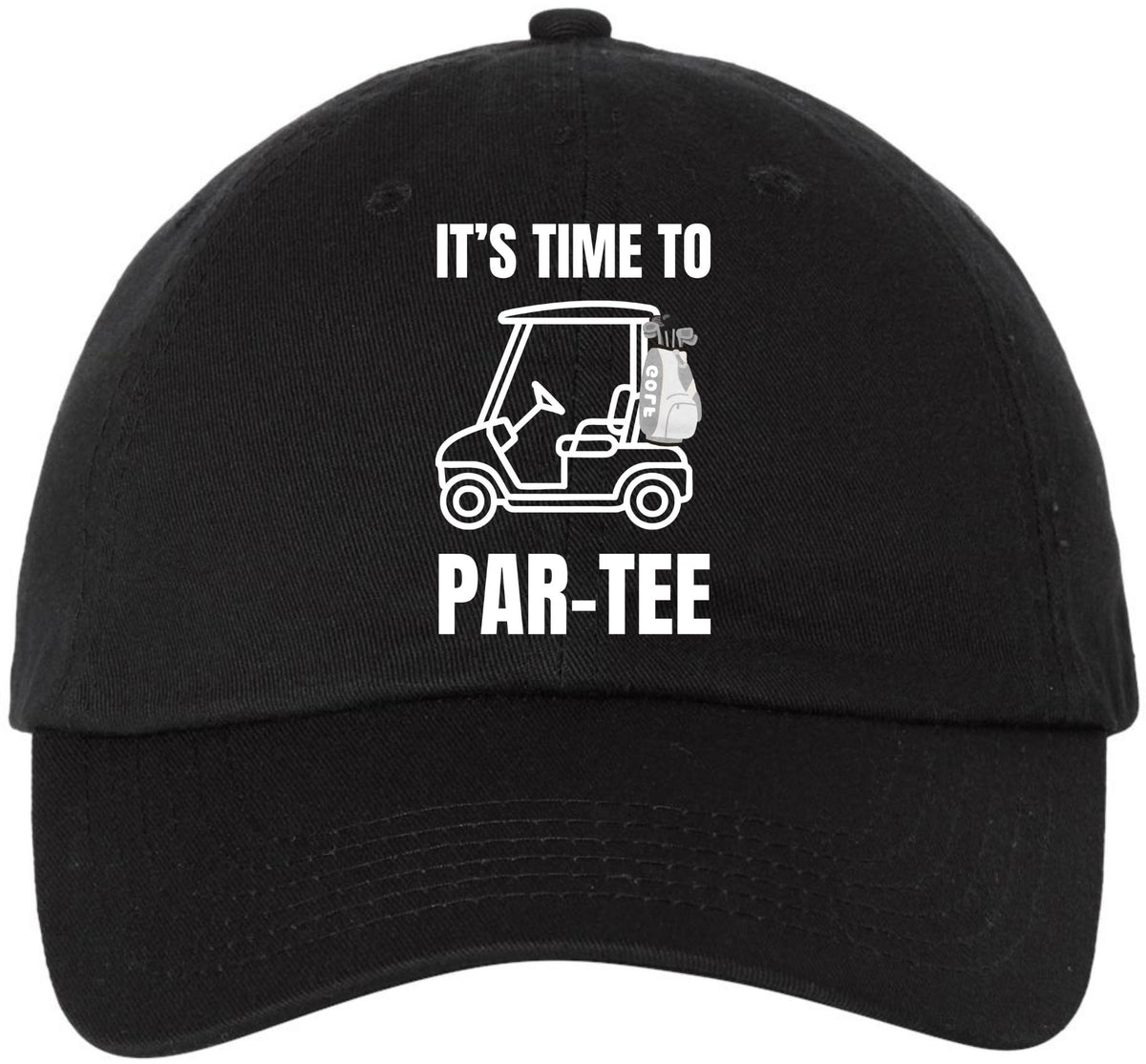 Golf Embroidered Baseball Cap | Funny Sports 100% Cotton Adjustable Dad Hat for Men & Women