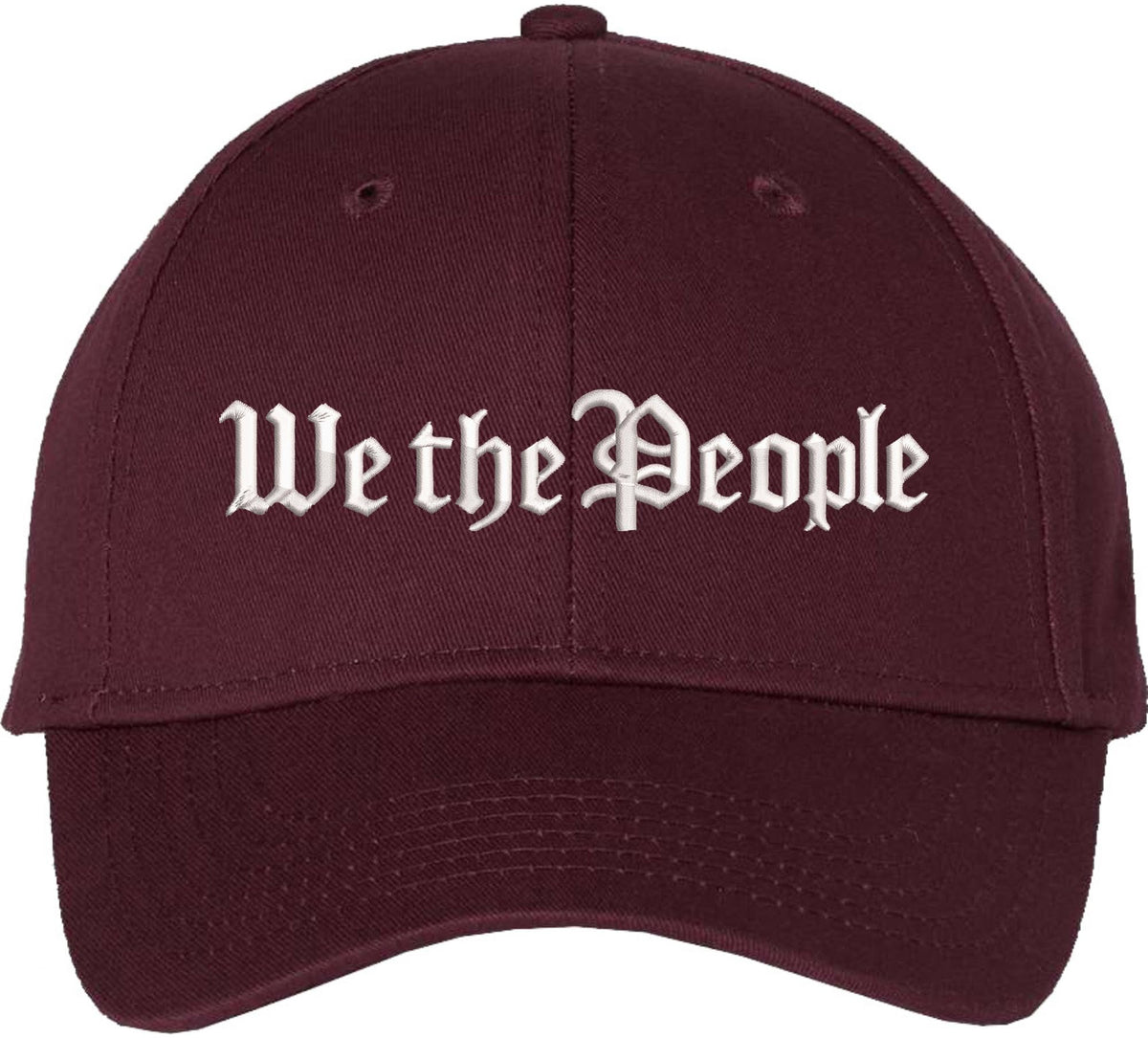 We The People Embroidered Baseball Cap Patriotic USA Dad Hat