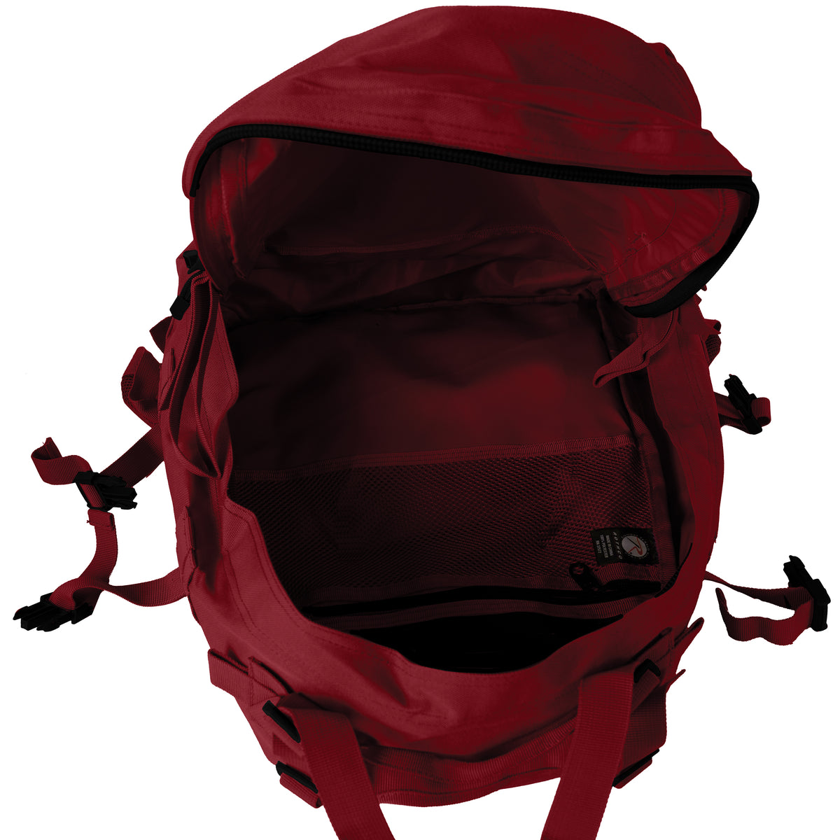 Red - MOLLE Large Transport Pack Tactical Backpack