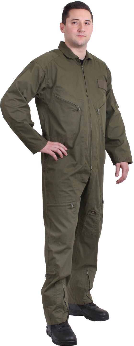 Olive Drab - Tactical Flight Suit US Air Force Style Pilots Coveralls
