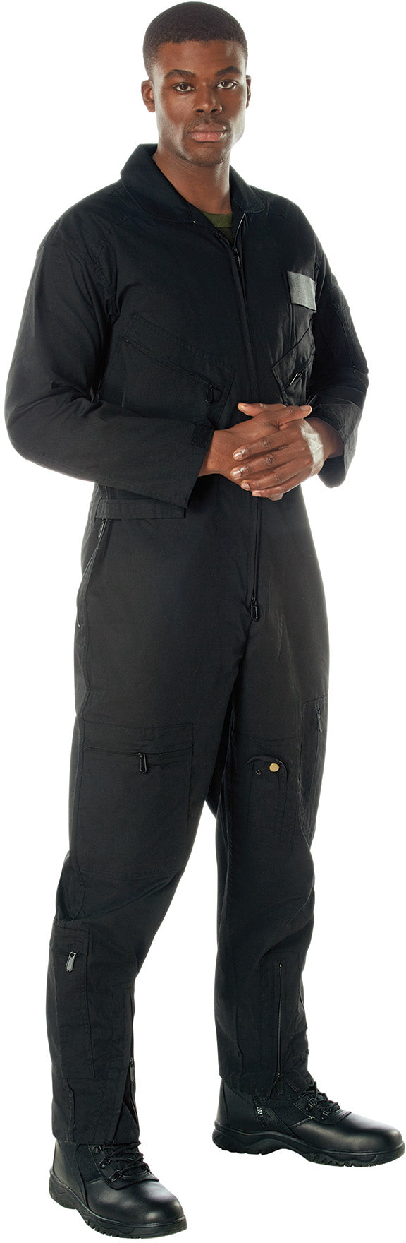 Black - Tactical Flight Suit US Air Force Style Pilots Coveralls