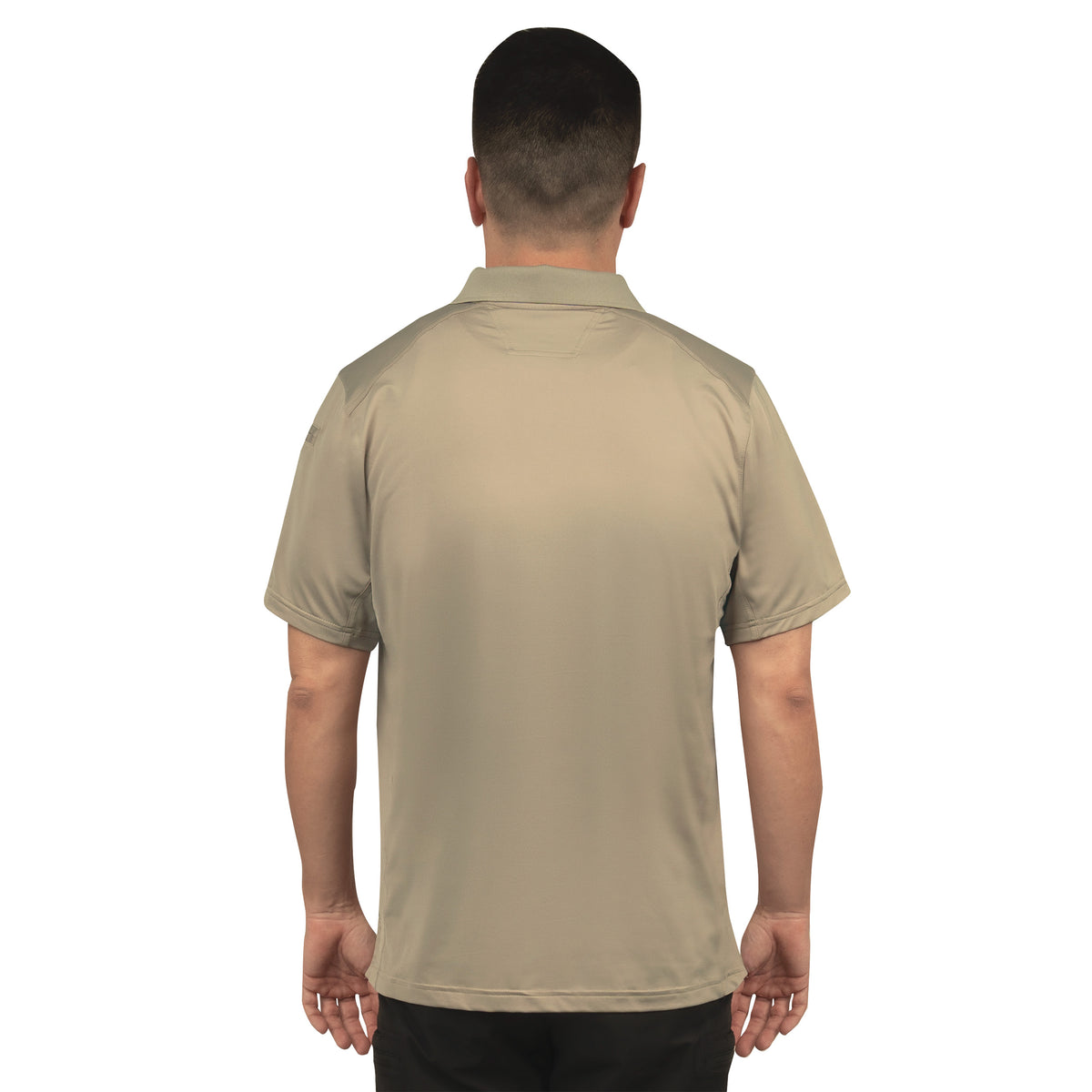 Mens Tactical Polo Shirt Short Sleeve Stretch Quick Dry Performance Uniform