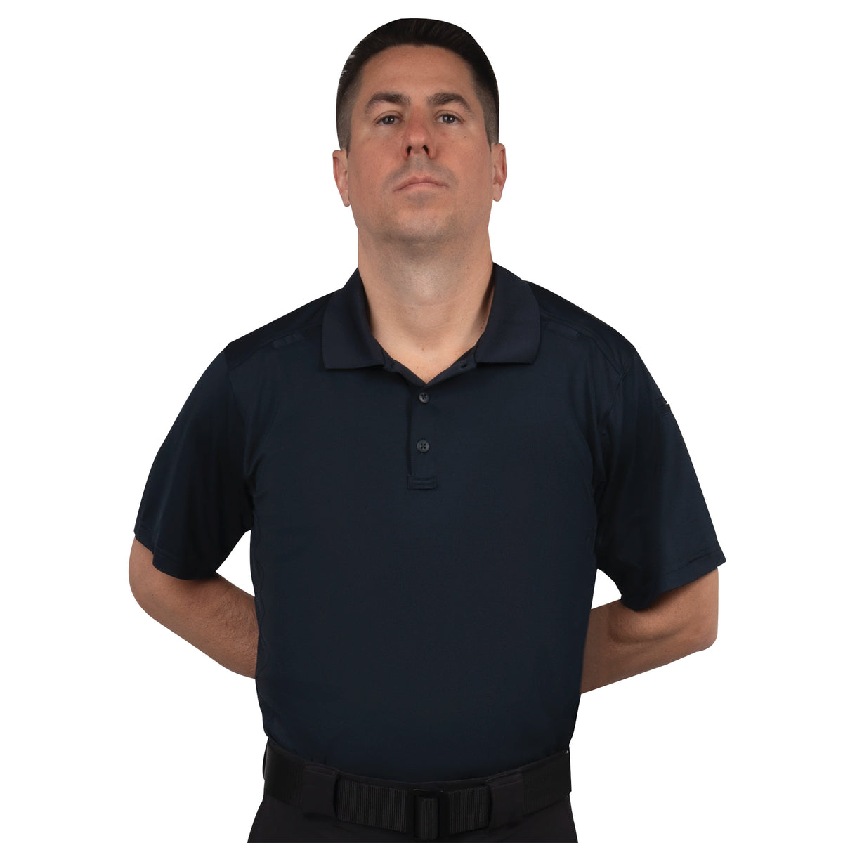 Mens Tactical Polo Shirt Short Sleeve Stretch Quick Dry Performance Uniform